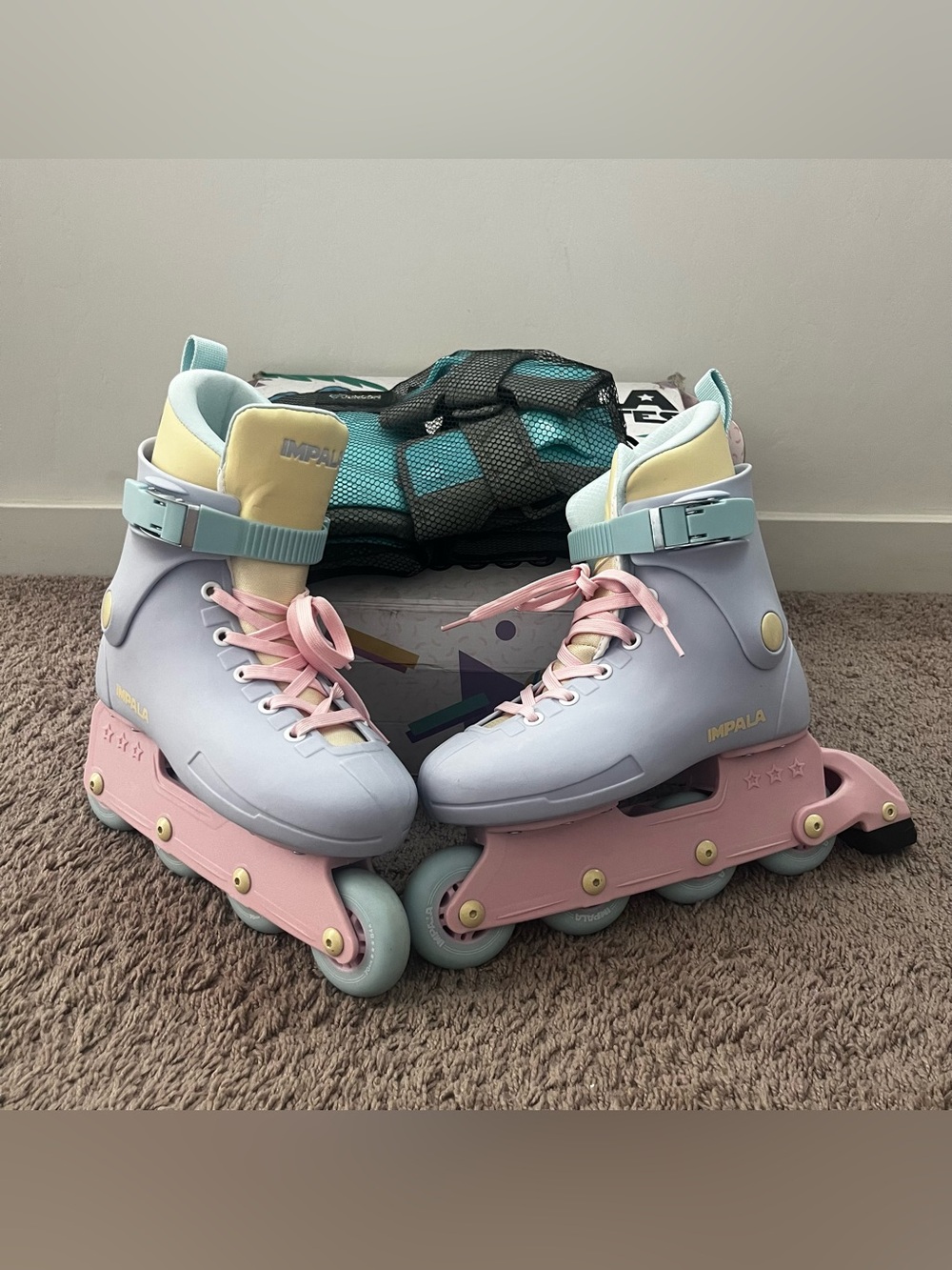 Impala Inline Skates Fairy Floss Size 6